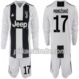 Koszulka Juventus Mario Mandzukic 17 Dziecięca Główna 2018-2019 - Koszulki Piłkarskie(L/S)